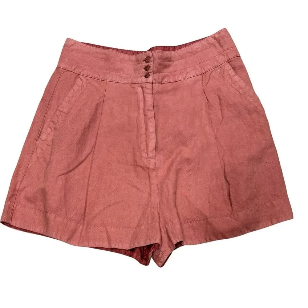 Burning Torch High Waisted Utility Short in Papyrus NWT Size Medium
